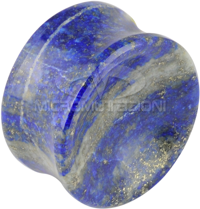 Lapis Lazuli Concave Ear Plug Ear - Crystal (750x750), Png Download