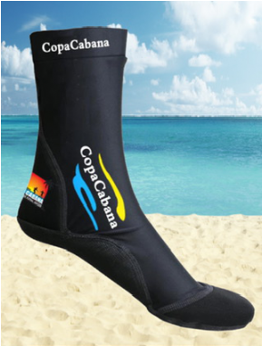Copa Cabana Sand Socks - Sock (1140x380), Png Download