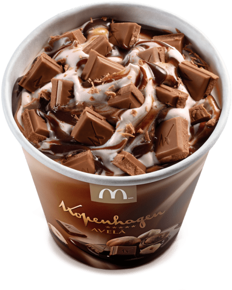 Mcflurry Kopenhagen Avelã - Chocolate (600x600), Png Download