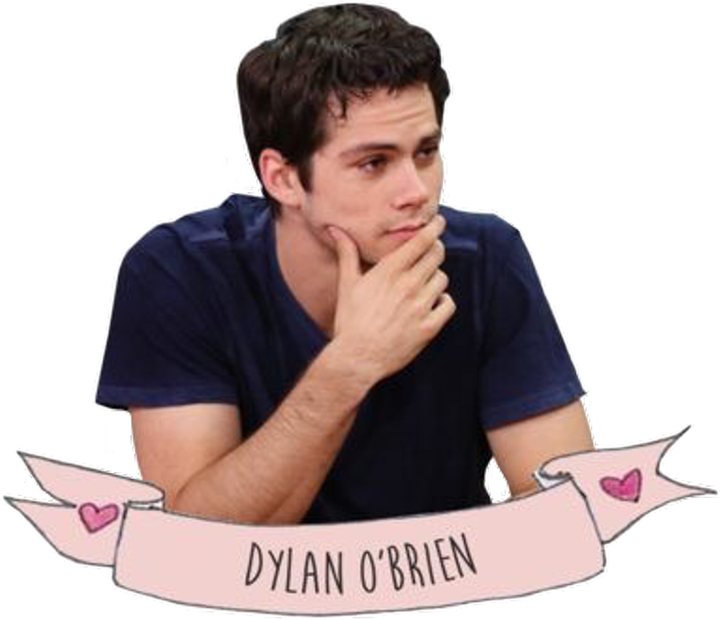 #dylanobrien #dylan #obrien #stilesstilinski #stiles - Sticker Tumblr Dylan Obrien (1024x880), Png Download
