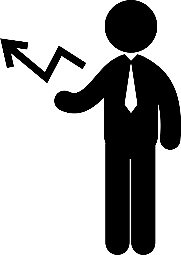 Png File - Business Man Stick Man (697x980), Png Download